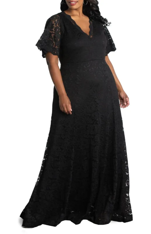 Symphony Lace Evening Gown - Plus sold by Dress Barn