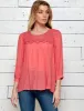 Figueroa & Flower Lace Yoke Blouse sold by Dress Barn