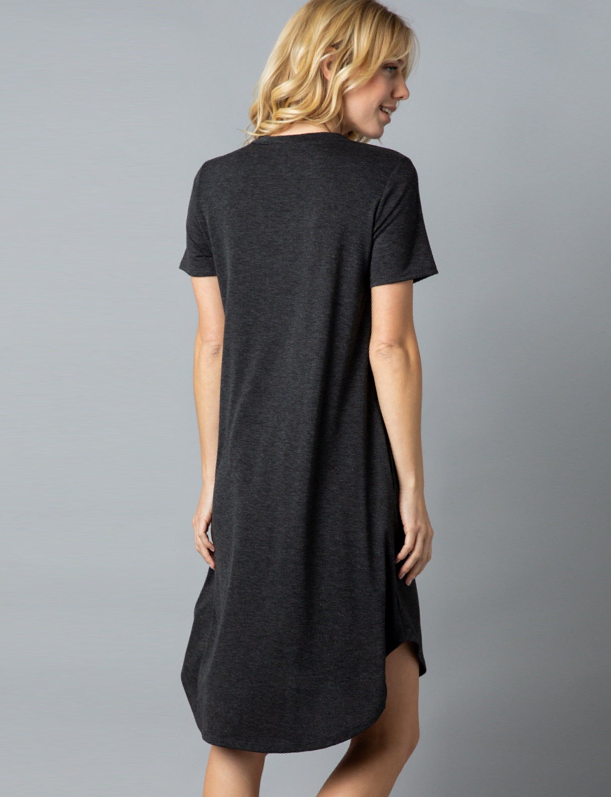Comfy V-Neck Pocket Dress sold by Dress Barn product image thumbnail 5