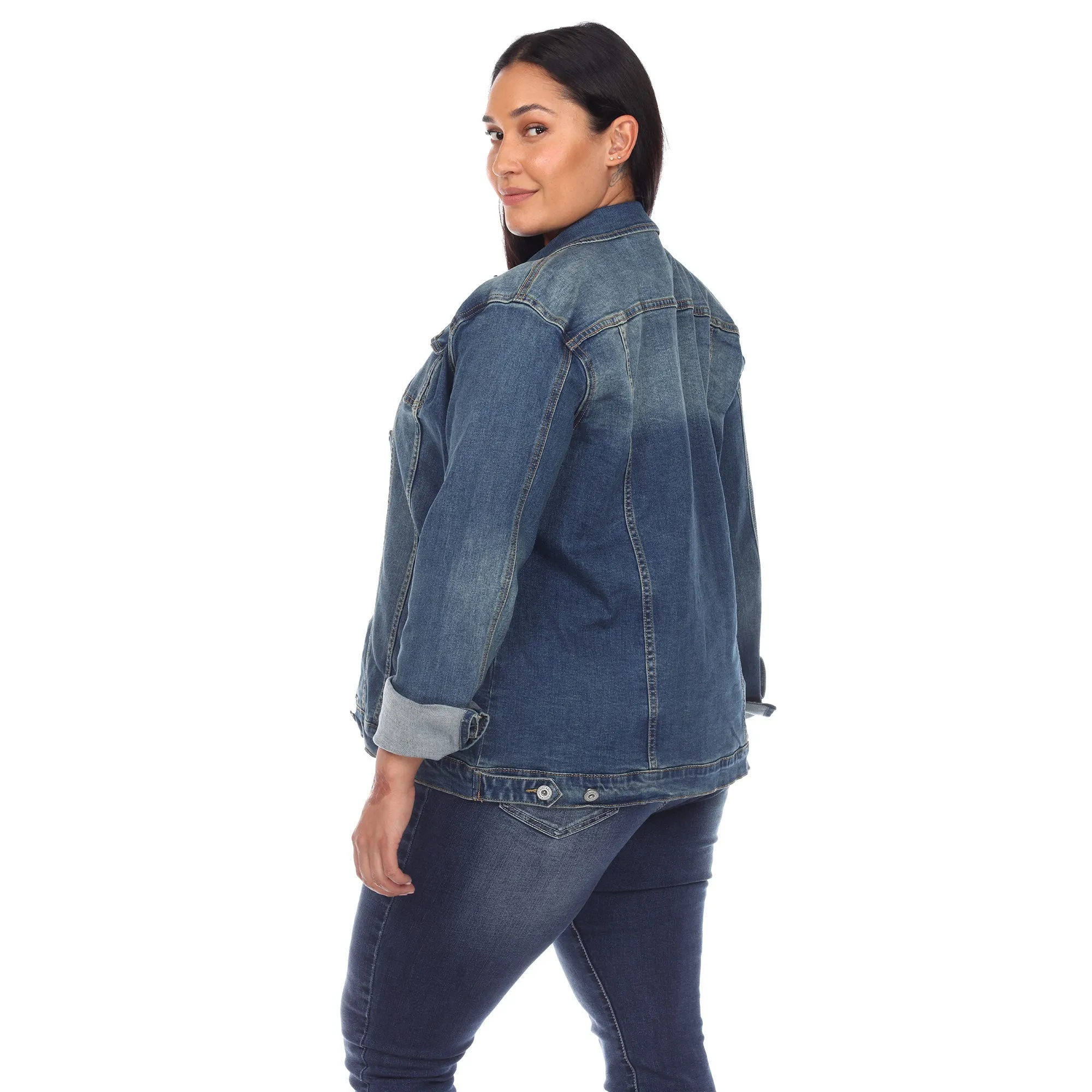 Classic Denim Jacket - Plus sold by Dress Barn product image thumbnail 3