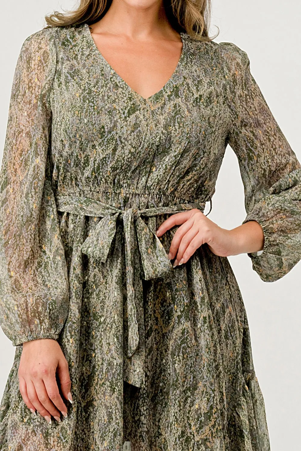 Snake Caterina Maxi Dress sold by Dress Barn product image thumbnail 2