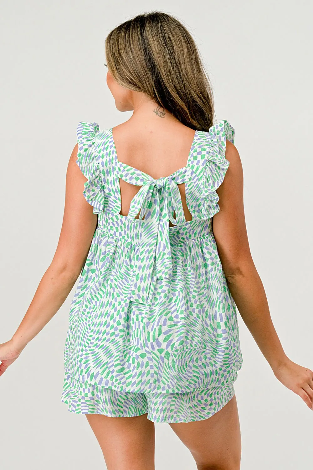 Gingham Yamas Top sold by Dress Barn product image thumbnail 4