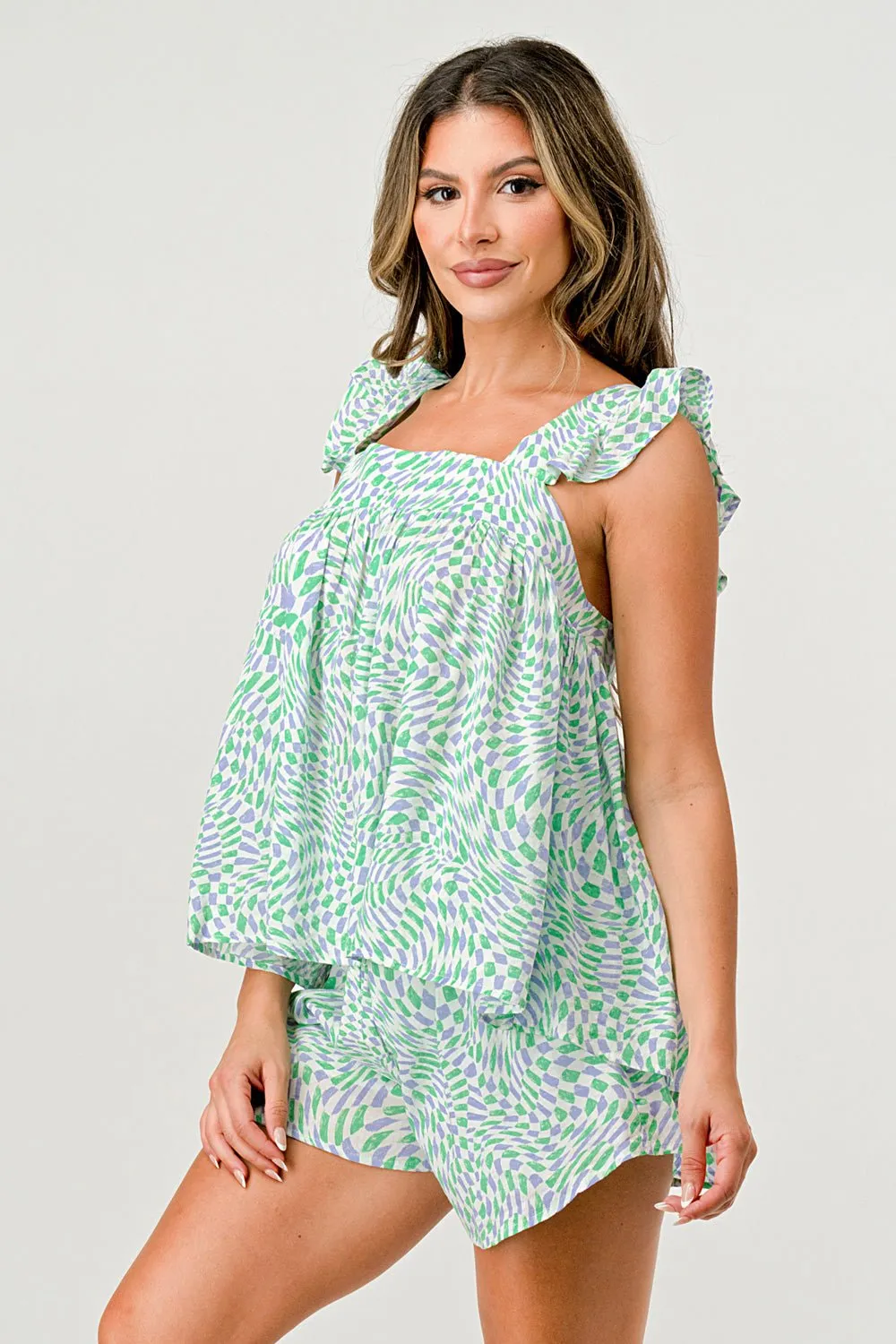 Gingham Yamas Top sold by Dress Barn product image thumbnail 3