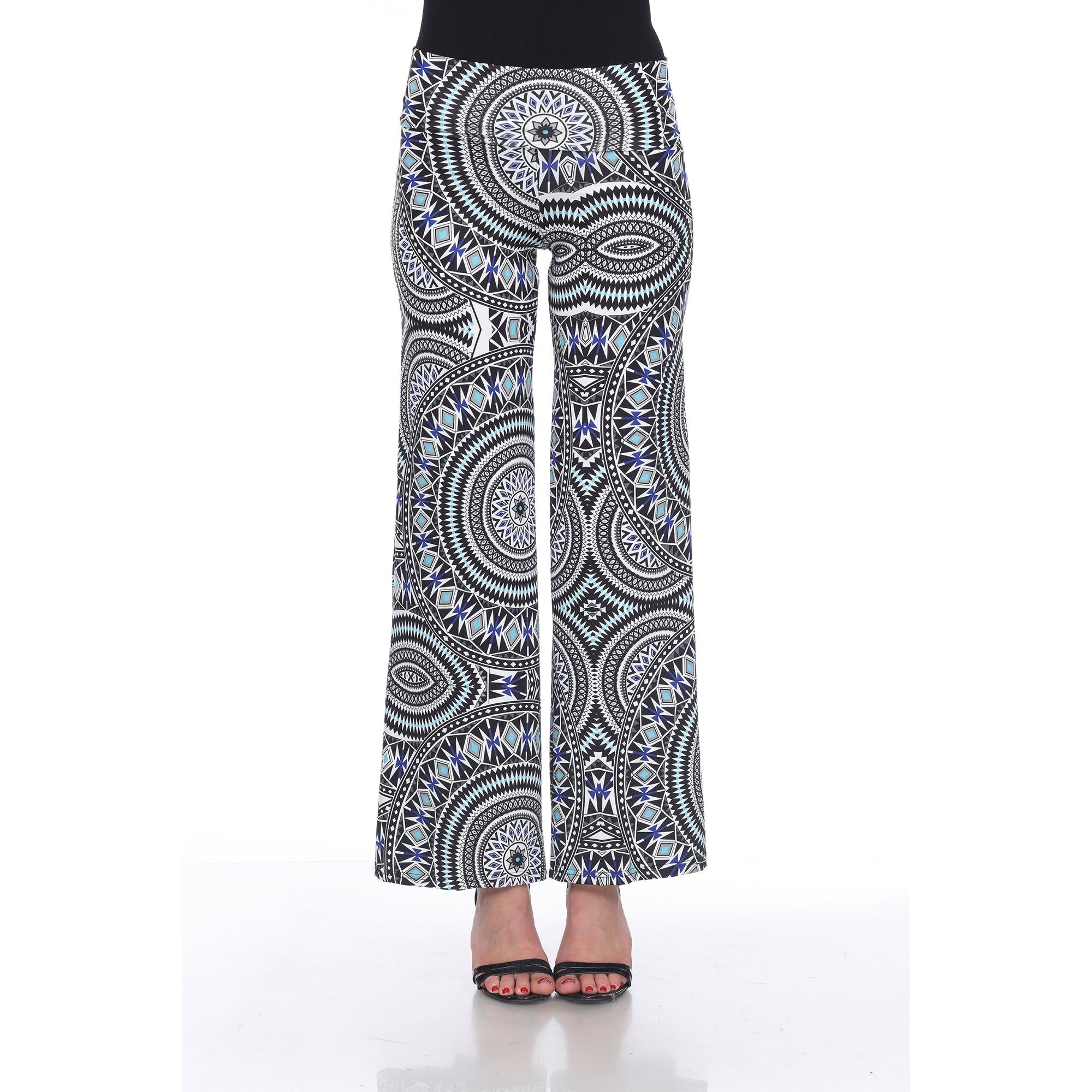 Geometric Print Palazzo Pants sold by Dress Barn