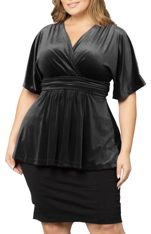 Park Avenue Velvet Top - Plus sold by Dress Barn