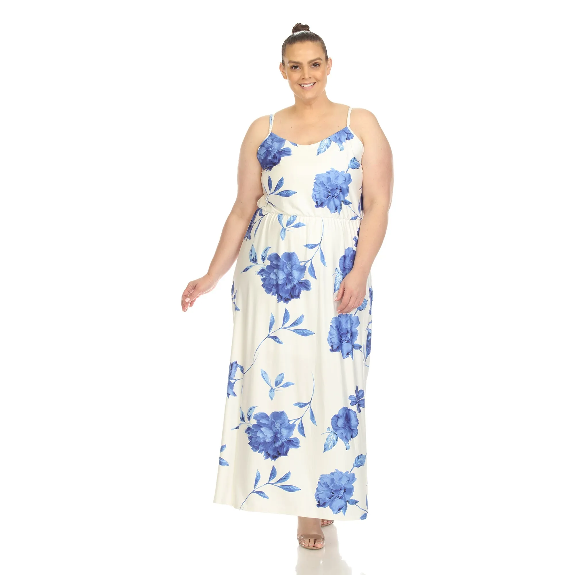 Floral Strap Maxi Dress - Plus sold by Dress Barn