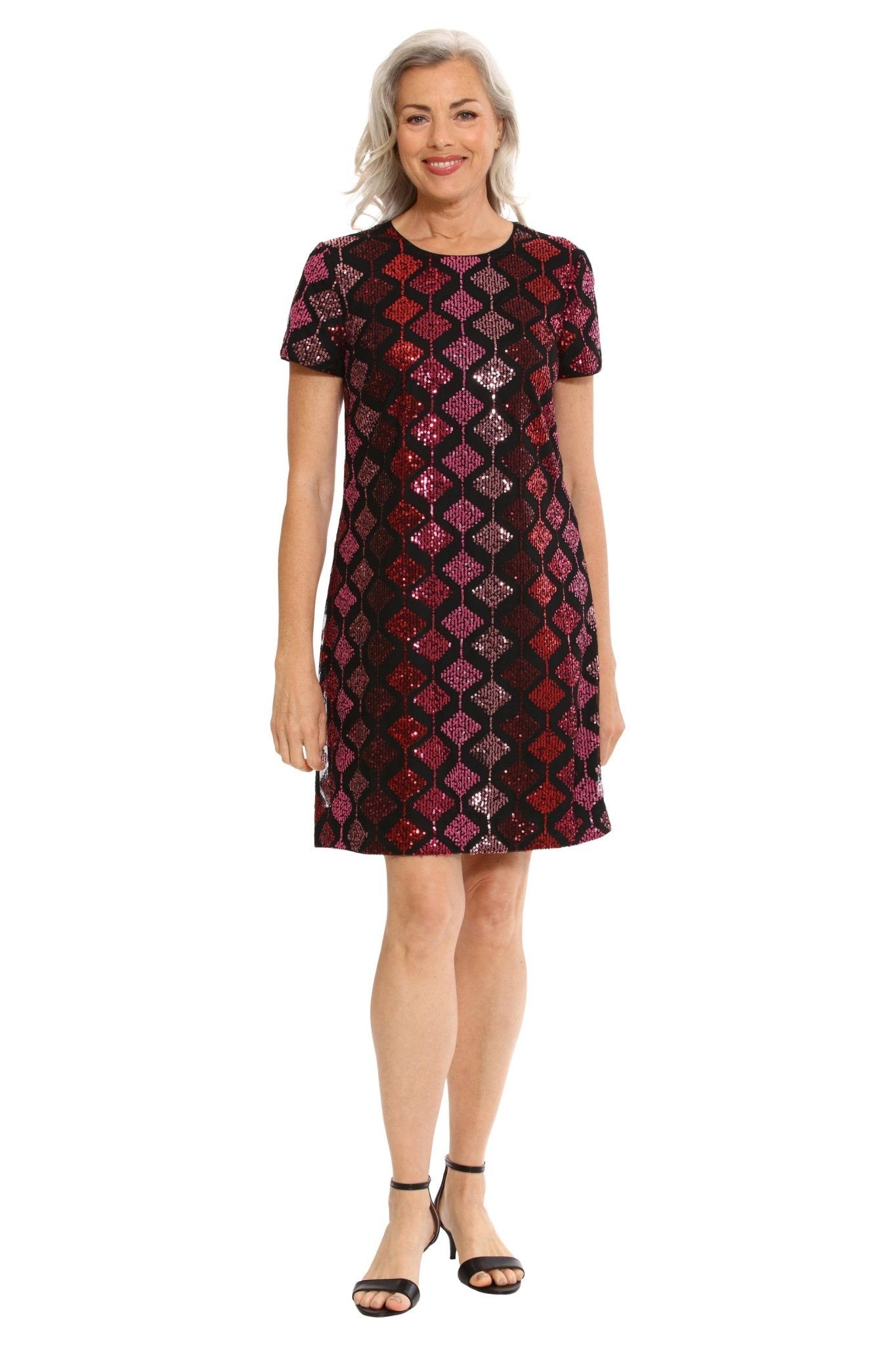 Diaman Sequence T Shirt Dress sold by Dress Barn