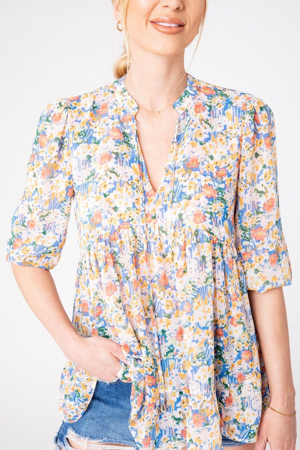 Floral Ava Top sold by Dress Barn