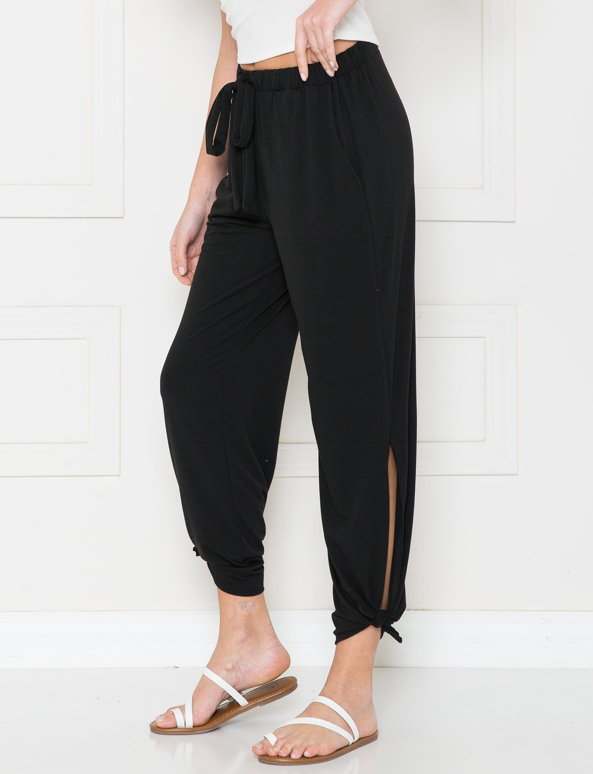 Relaxed Tulip Pants With Knot - Plus sold by Dress Barn product image thumbnail 2