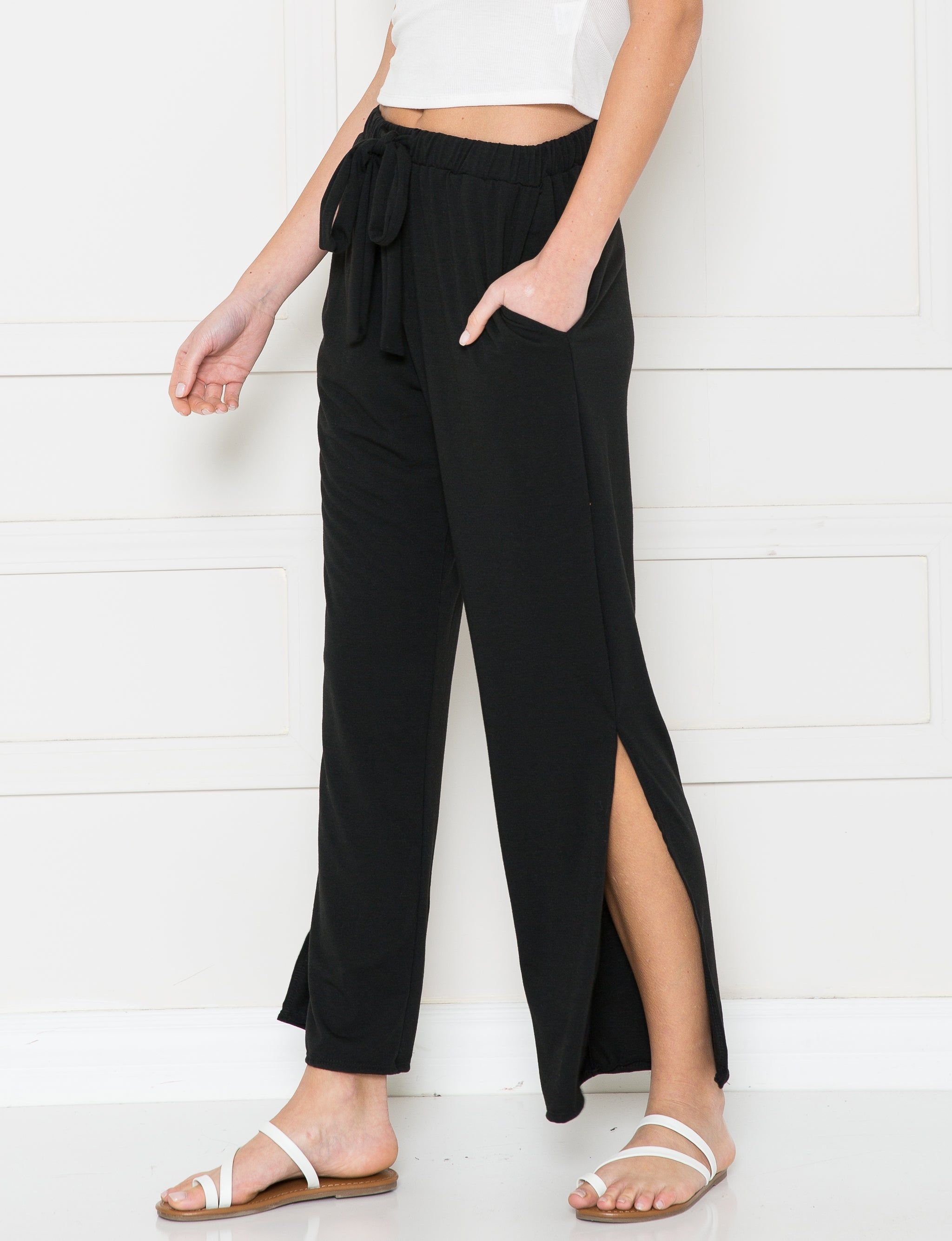 Relaxed Tulip Pants With Knot - Plus sold by Dress Barn product image thumbnail 3