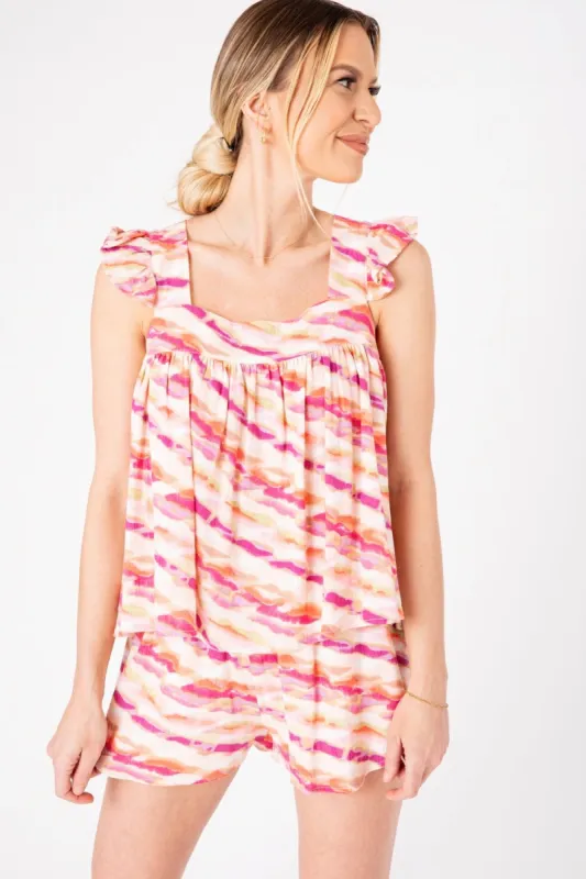 Tie dye Yamas Top sold by Dress Barn