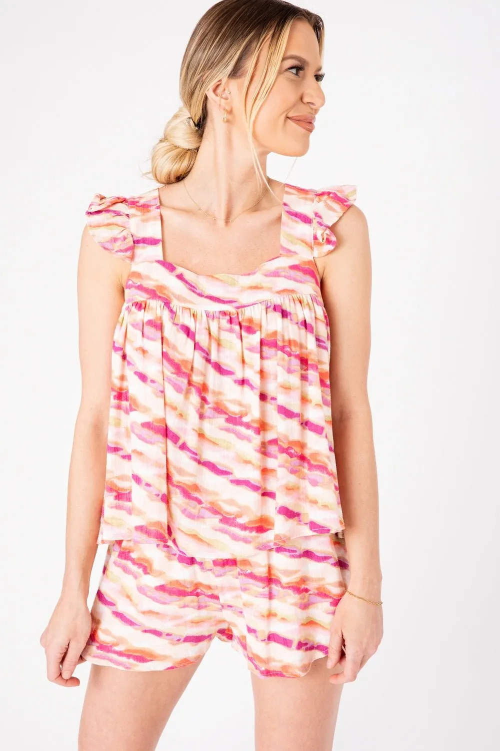 Tie dye Yamas Top sold by Dress Barn