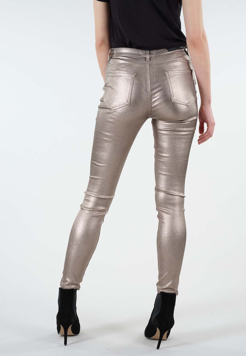 Deeluxe Lyzie Gold Pants sold by Dress Barn product image thumbnail 5