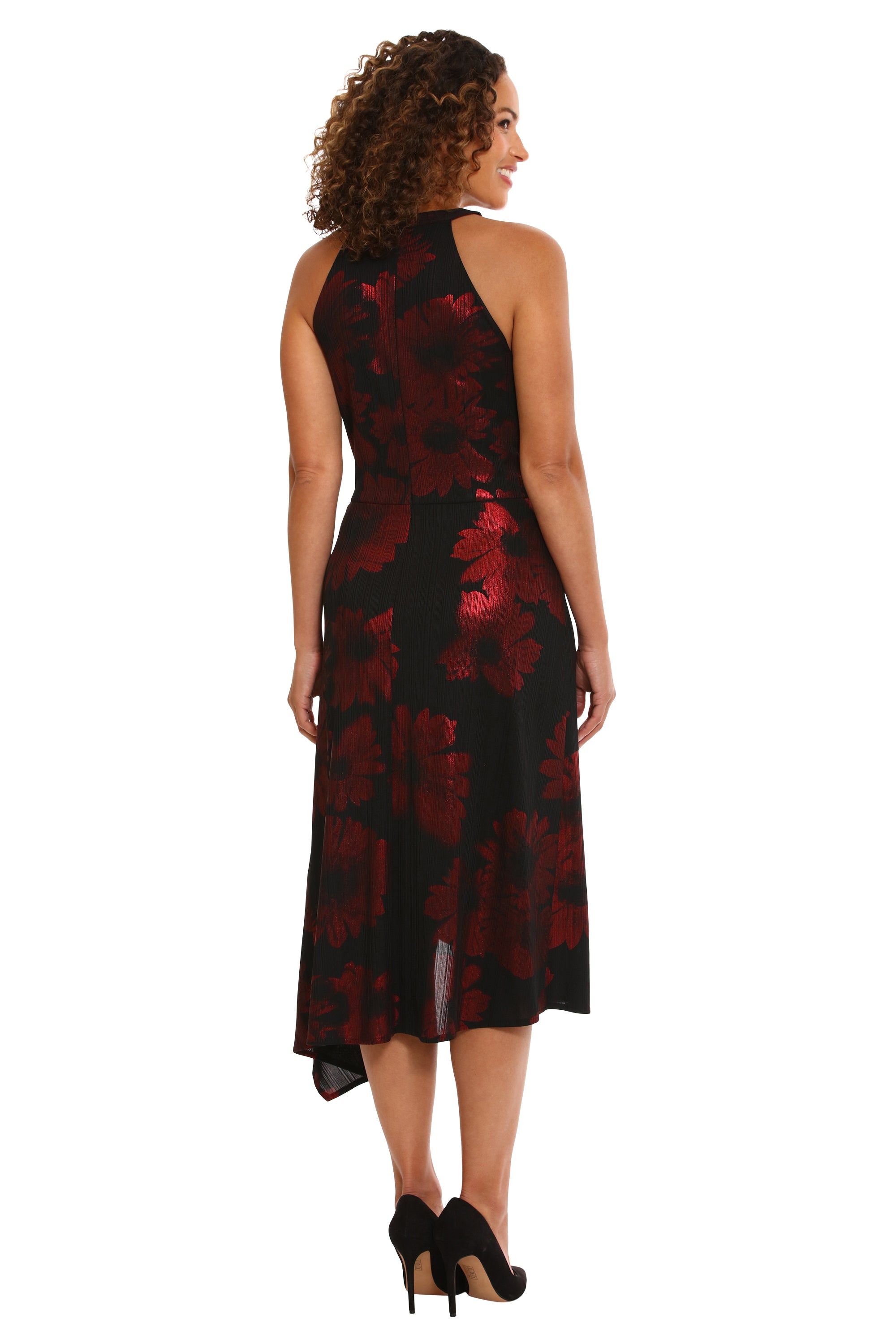 Asymmetrical Hanky Hem Halter Dress sold by Dress Barn product image thumbnail 2