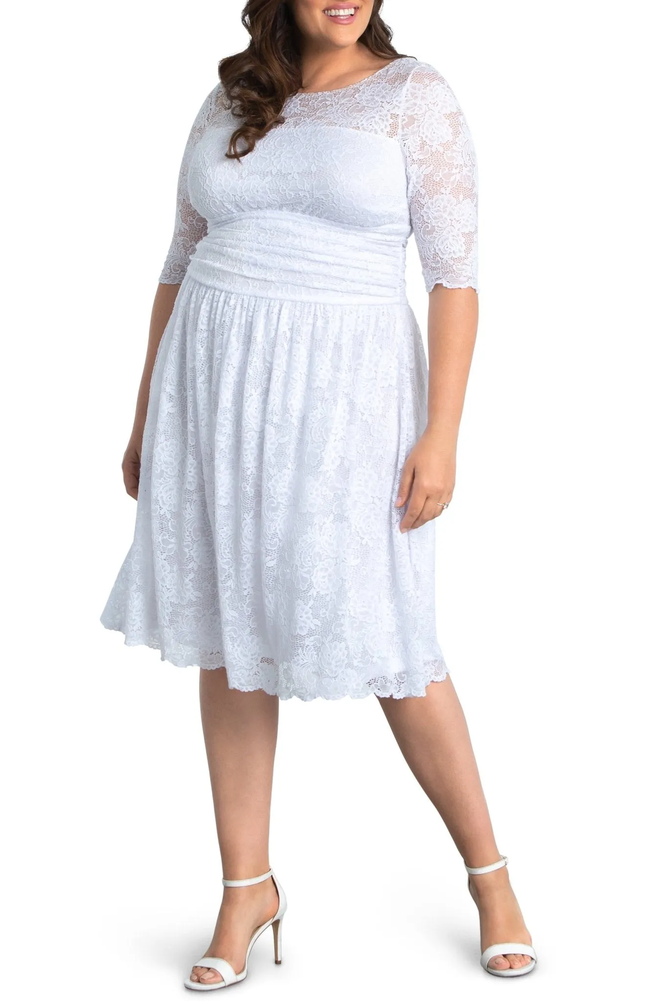 Aurora Lace Dress - Plus sold by Dress Barn