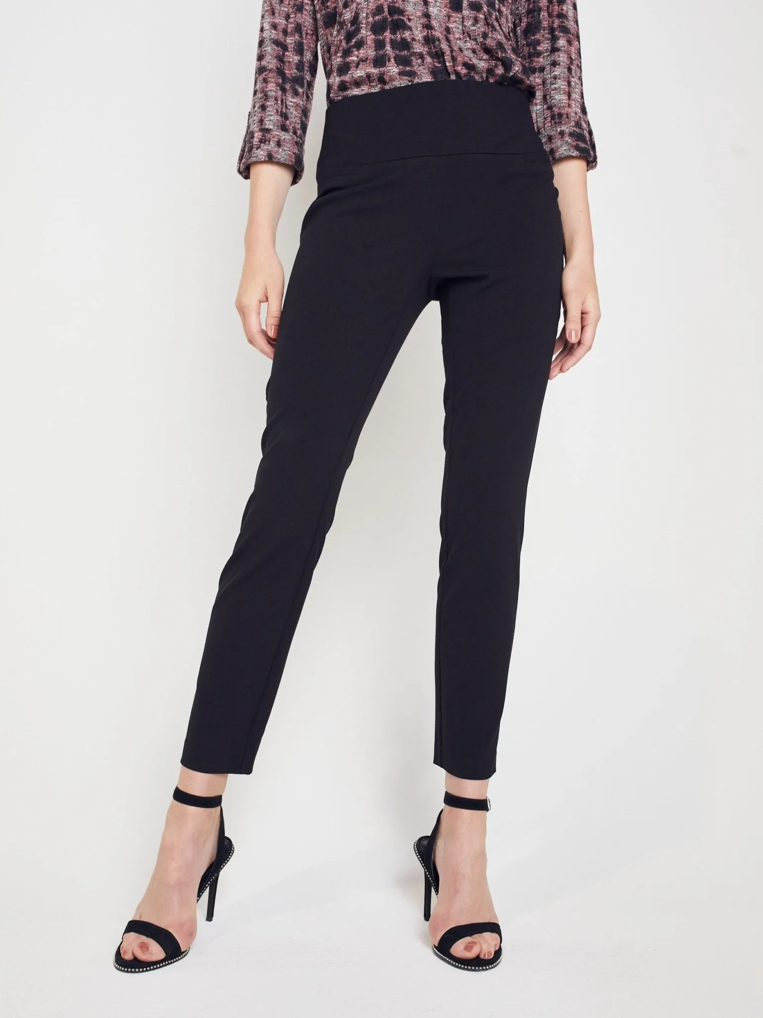 Roz & Ali™ Secret Agent Pants with Slim Leg & Wide Waistband - Petite sold by Dress Barn