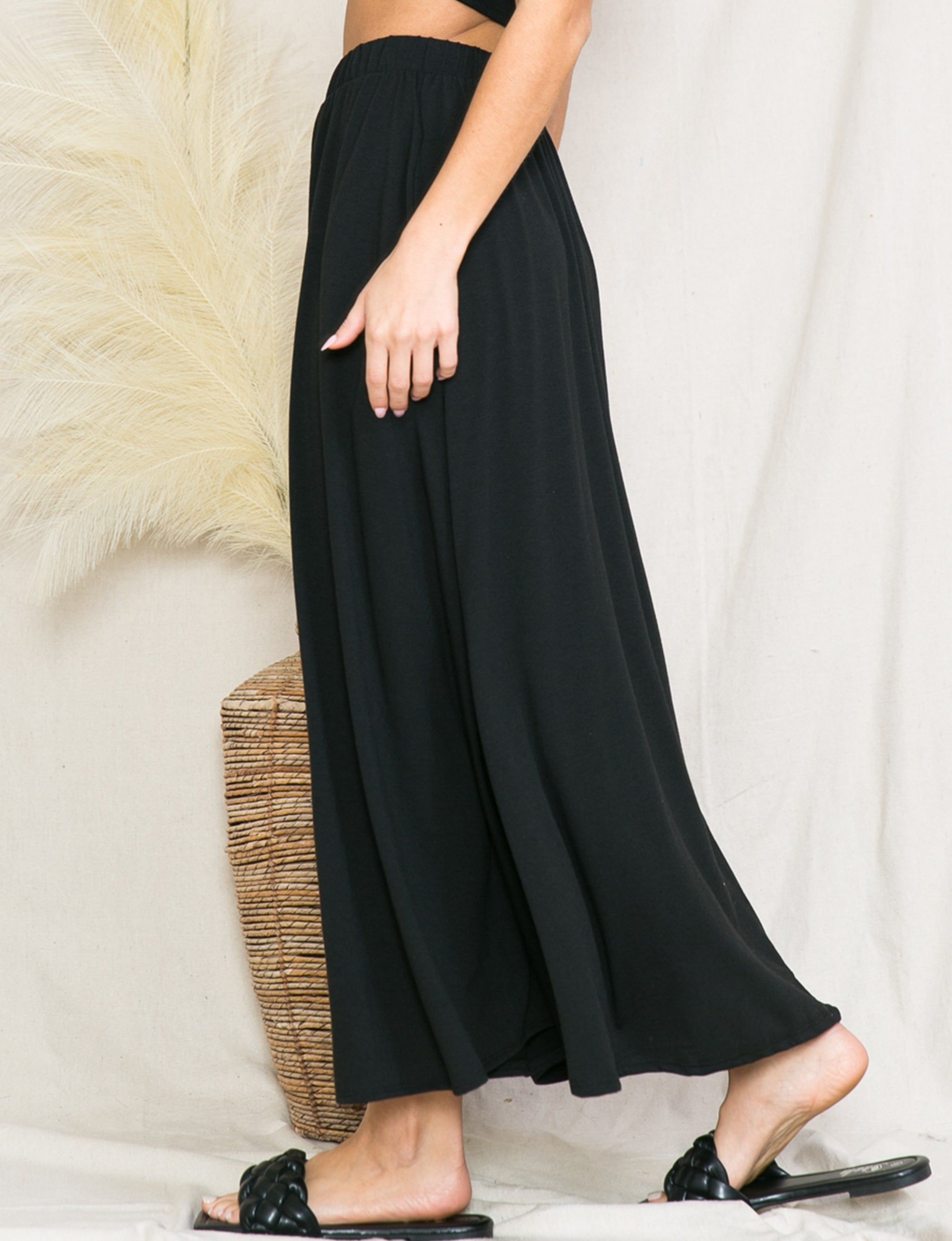 Flowy Maxi Skirts With Pocket sold by Dress Barn product image thumbnail 4
