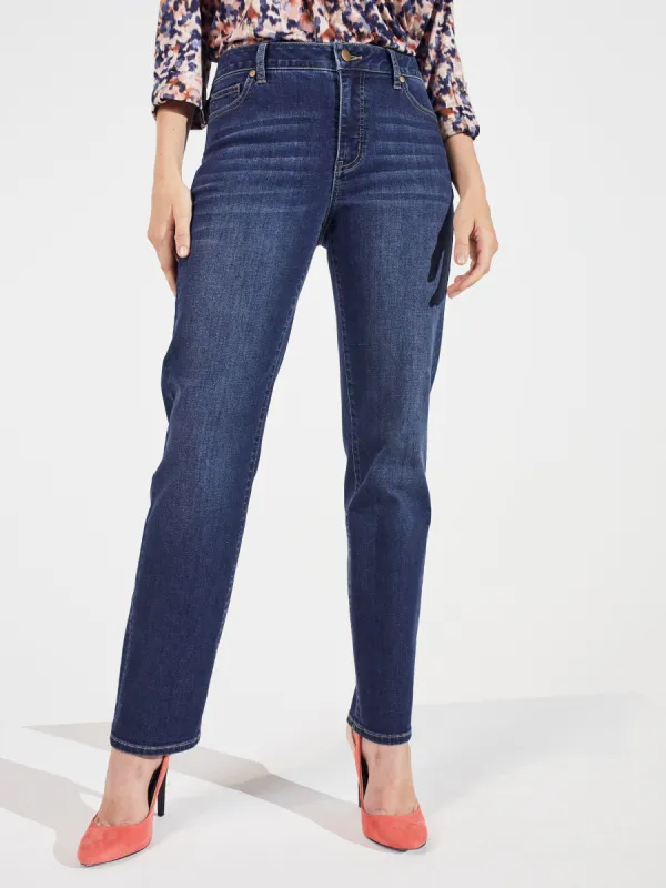 Signature 5 Pocket Straight Leg Jeans sold by Dress Barn