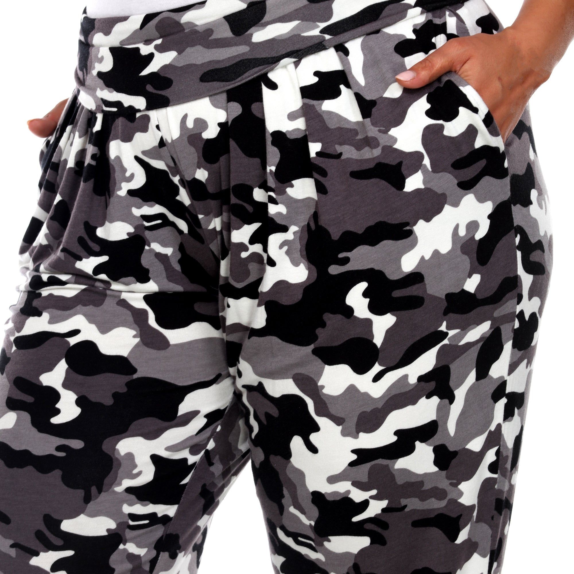 Camo Harem Pants - Plus sold by Dress Barn product image thumbnail 5