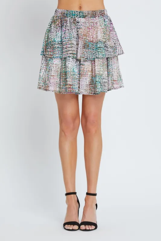 Abstract Here We Go Agin Skirt sold by Dress Barn