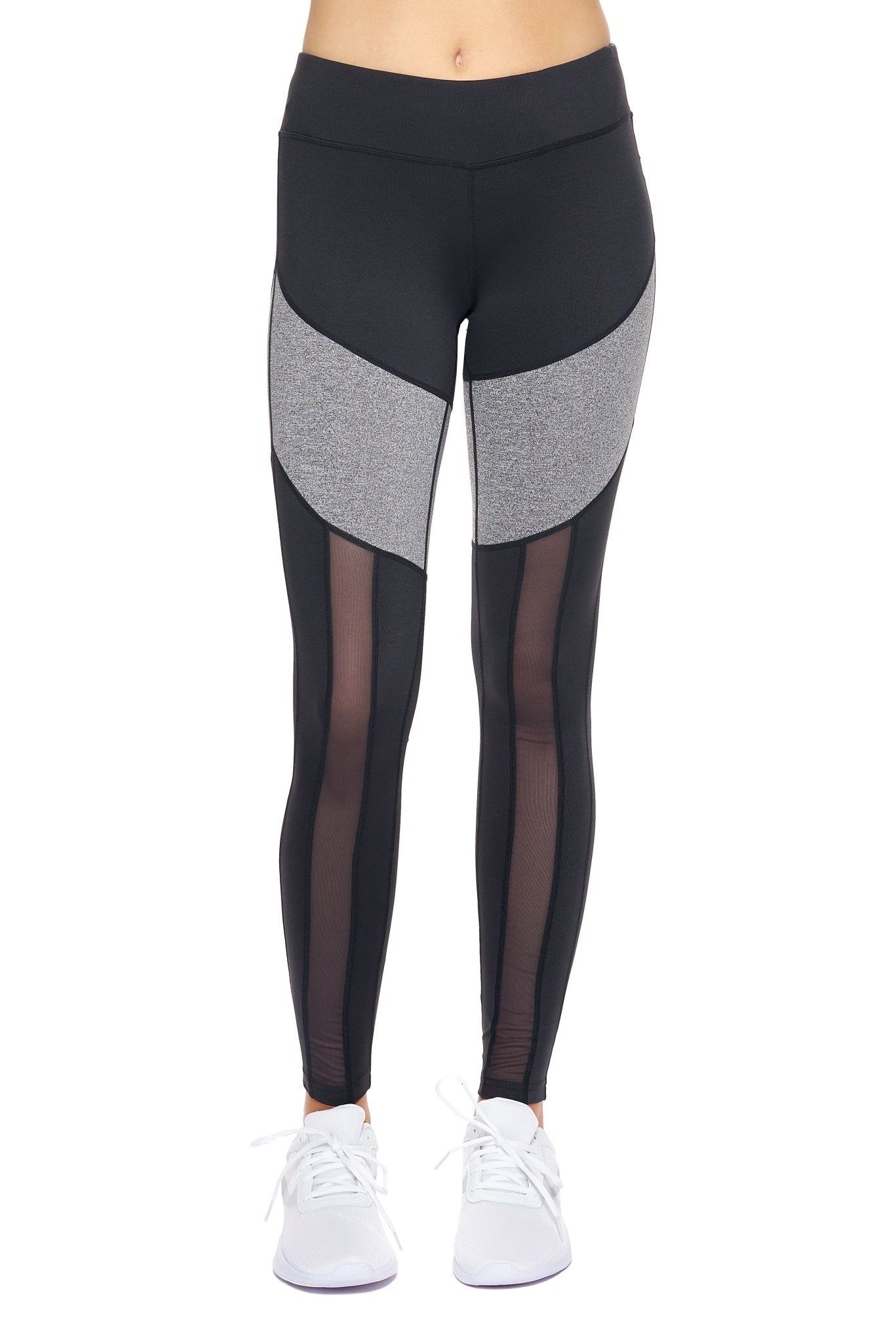 Airstretch Mid-Rise Calypso Mesh Full Length Leggings with Pocket sold by Dress Barn product image thumbnail 2