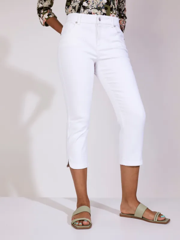 Westport Signature Capri Pants with a Dolphin Hem made by Dress Barn