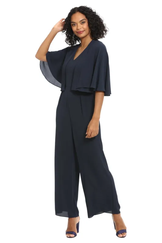 V-Neck Catalina Jumpsuit With Capelet sold by Dress Barn