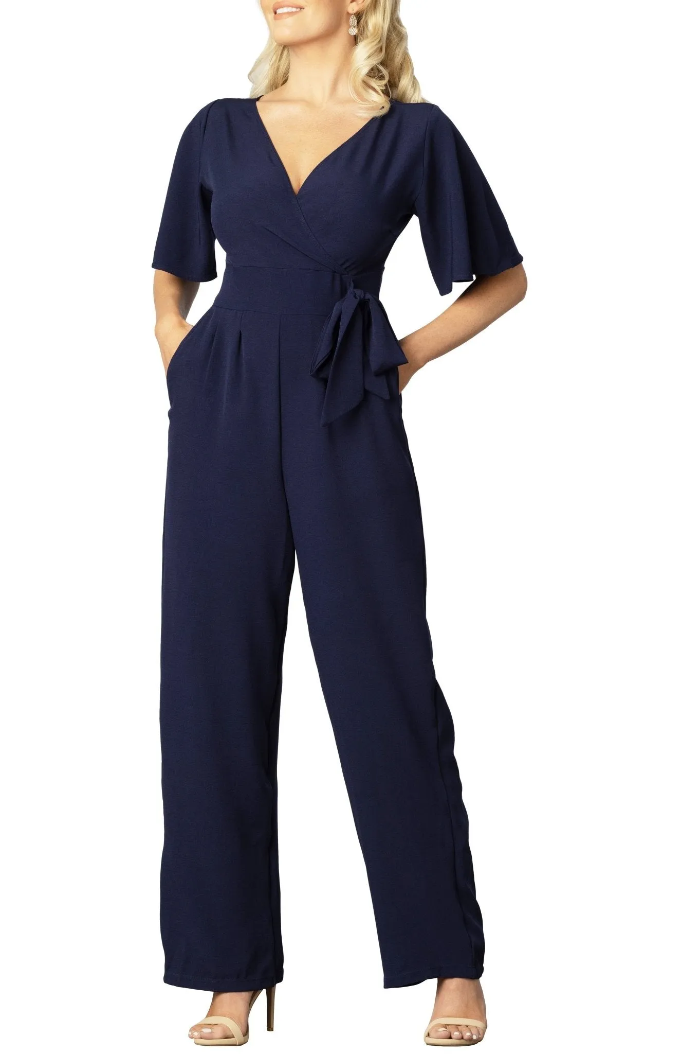 Charisma Crepe Jumpsuit sold by Dress Barn product image thumbnail 5
