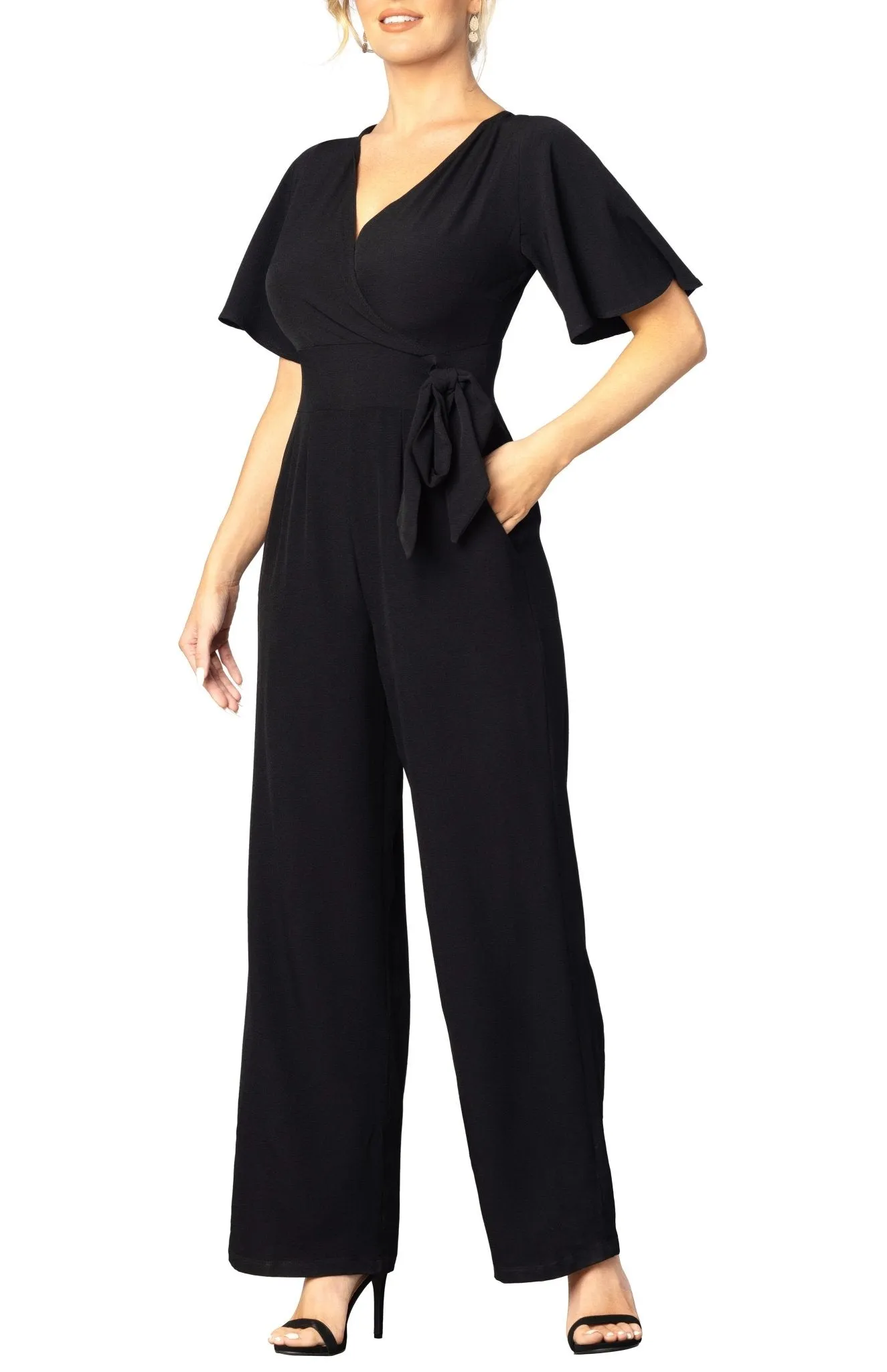 Charisma Crepe Jumpsuit sold by Dress Barn