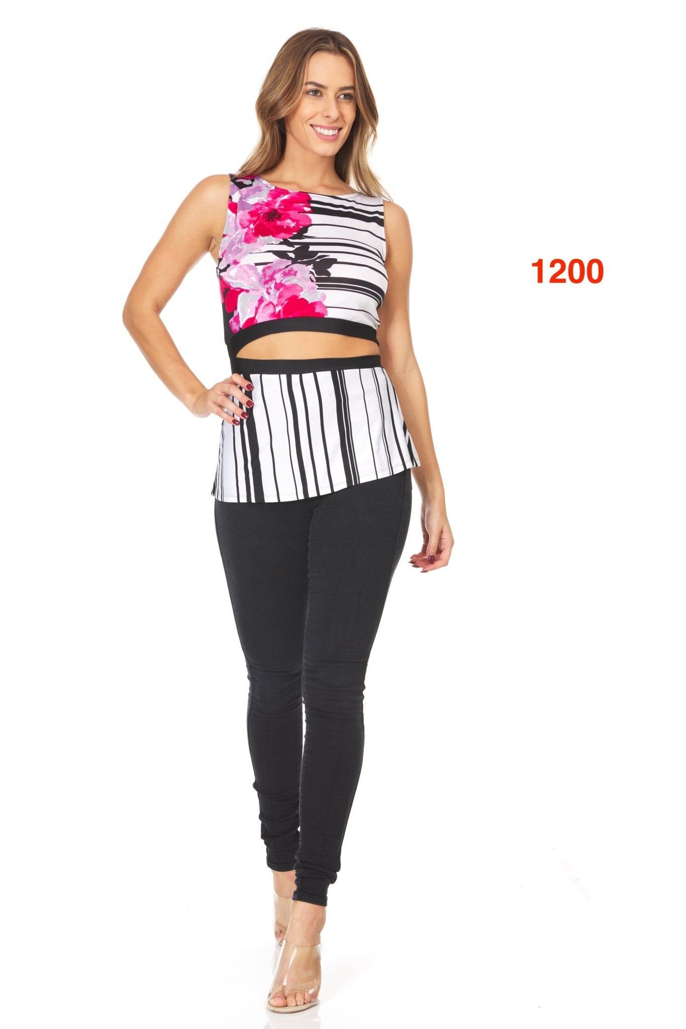 Bouquet Floral Print Top sold by Dress Barn product image thumbnail 3