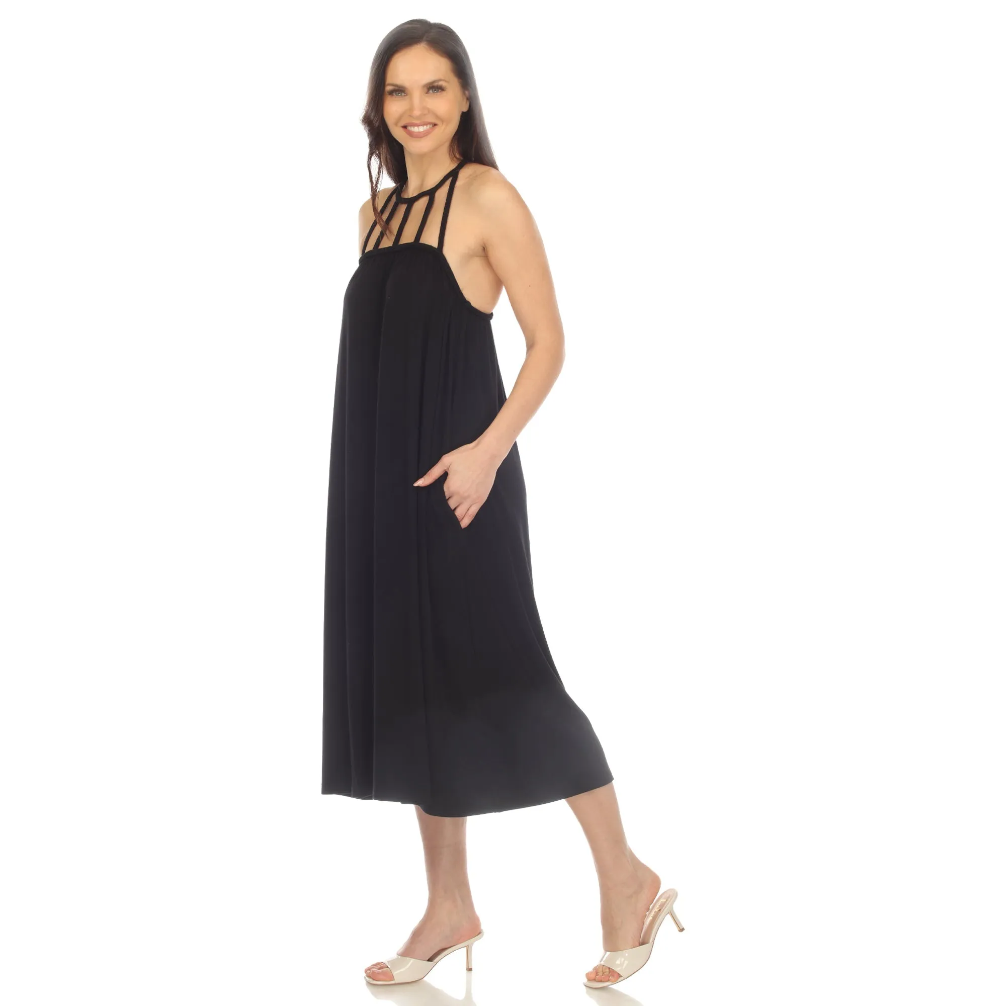 Braided Strap Midi Dress sold by Dress Barn product image thumbnail 2