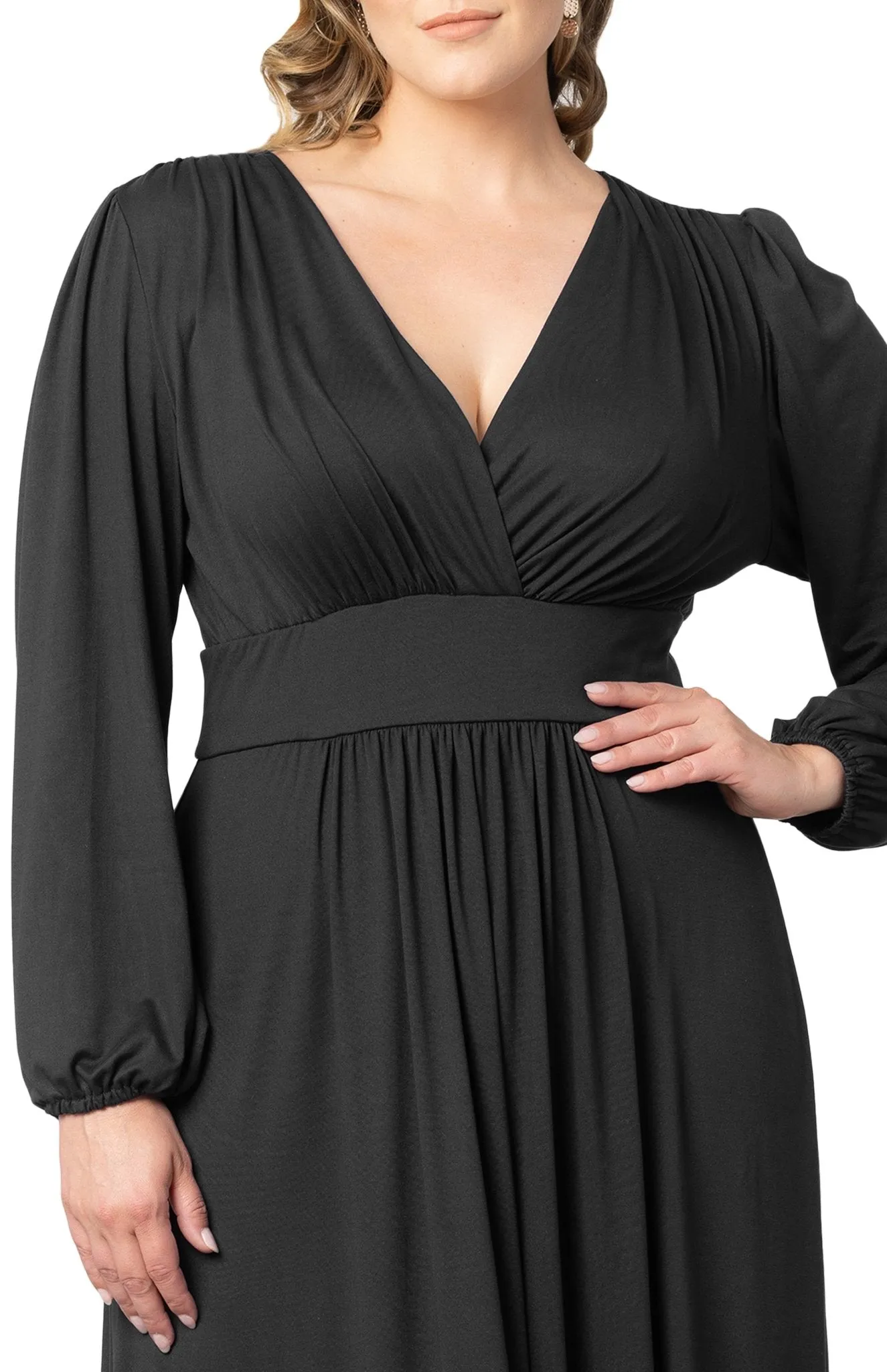 Kelsey Long Sleeve Maxi Dress - Plus sold by Dress Barn product image thumbnail 3