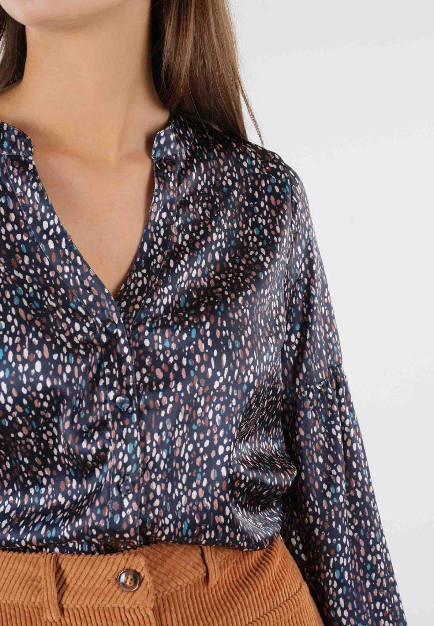 Deeluxe Aurel Printed Shirt sold by Dress Barn product image thumbnail 4