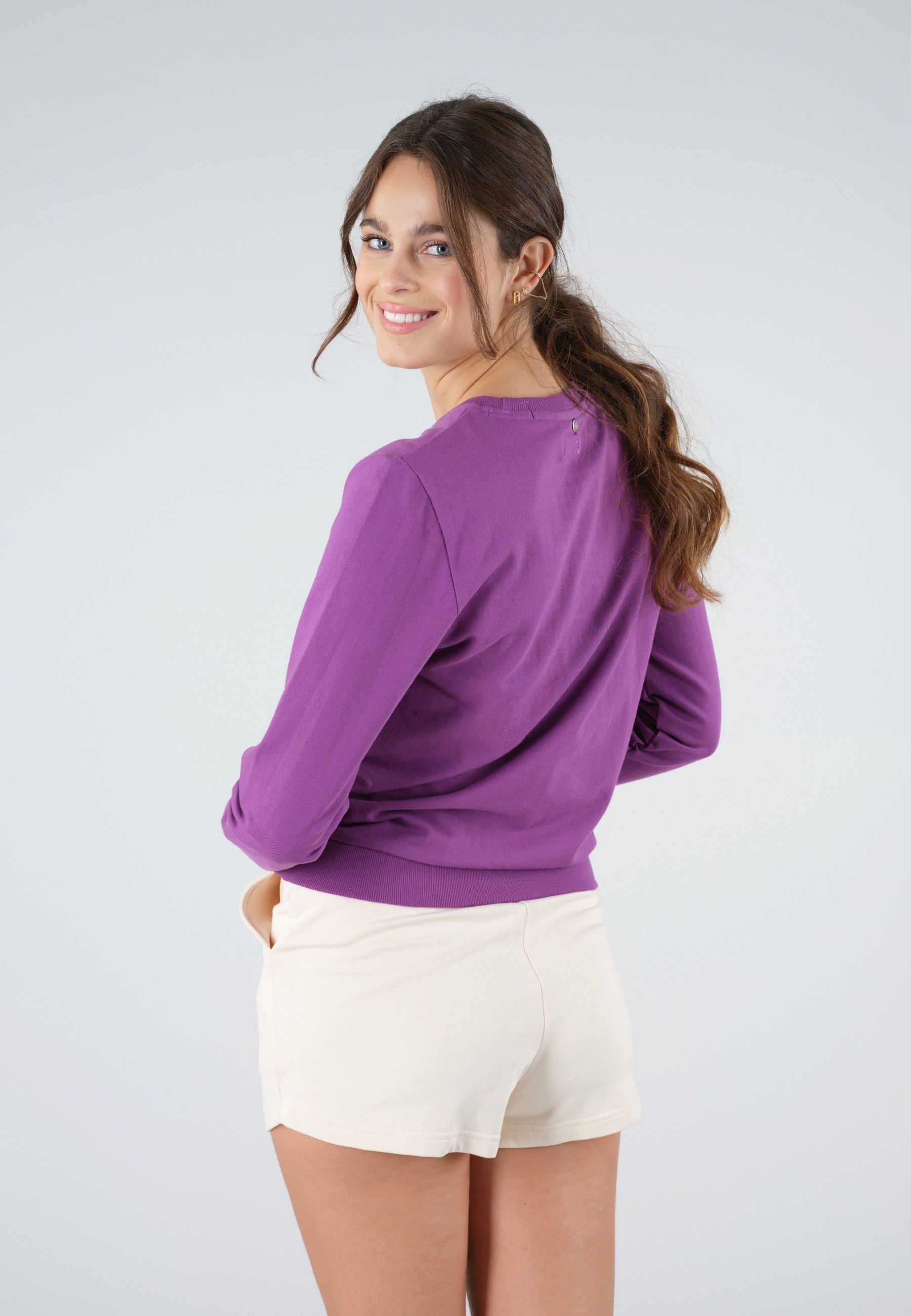 Deeluxe Purple Sweatshirt sold by Dress Barn product image thumbnail 5
