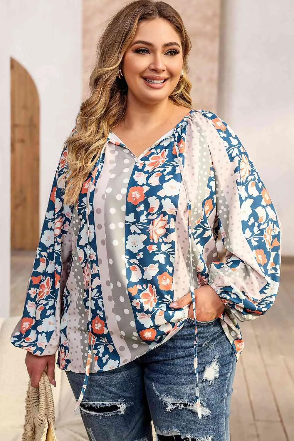 Irene Top - Plus sold by Dress Barn product image thumbnail 3