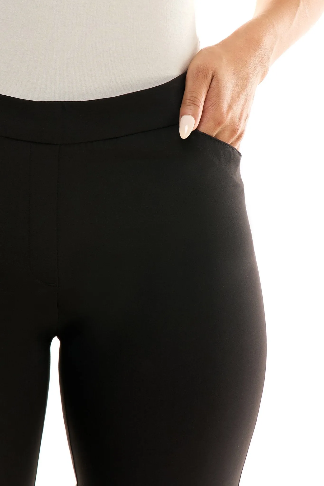 Pull-On Ankle Pants with Band - Plus sold by Dress Barn product image thumbnail 3