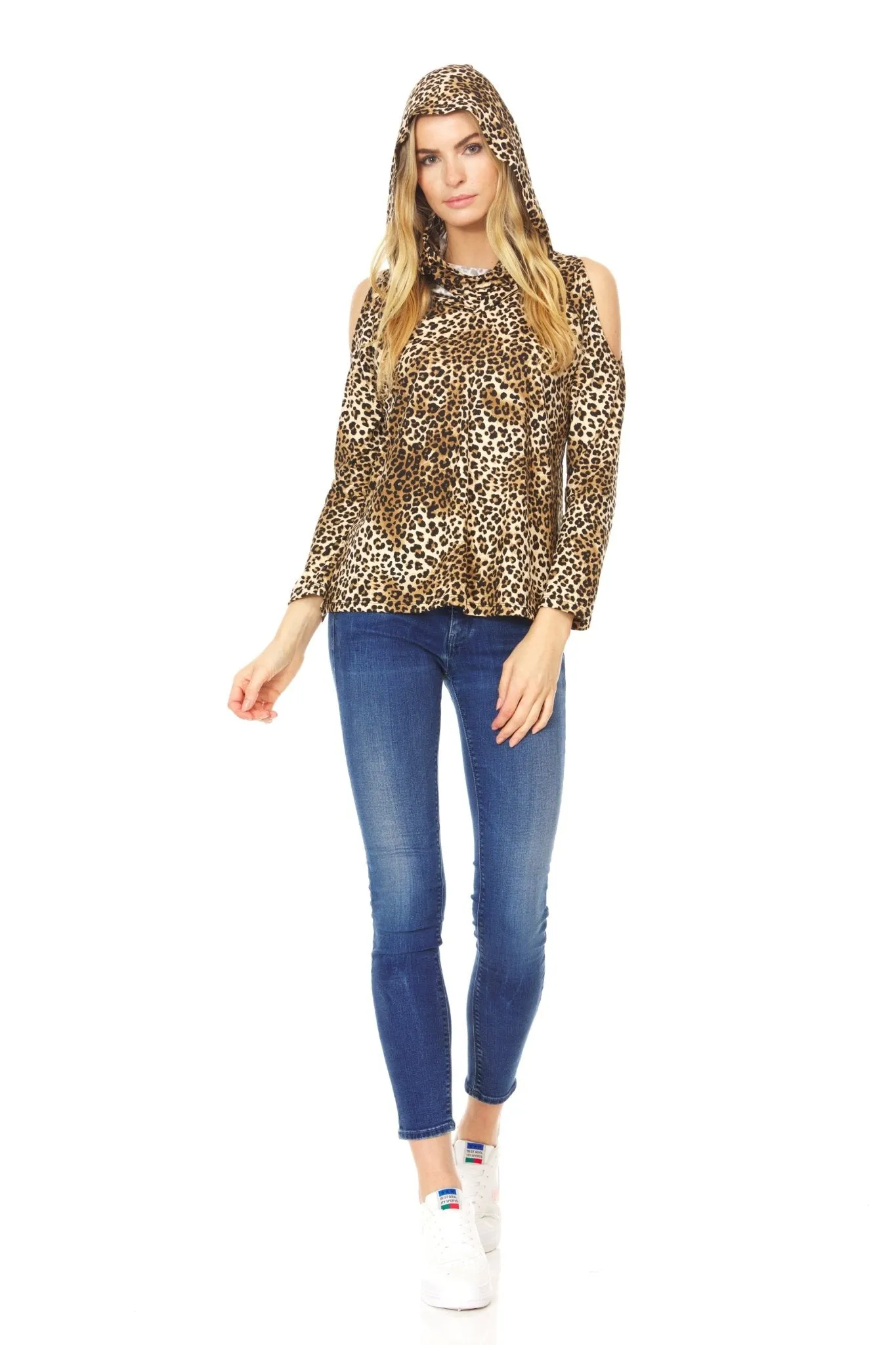 Casual Long Sleeve Cold Shoulders Hoodie - Plus sold by Dress Barn product image thumbnail 2