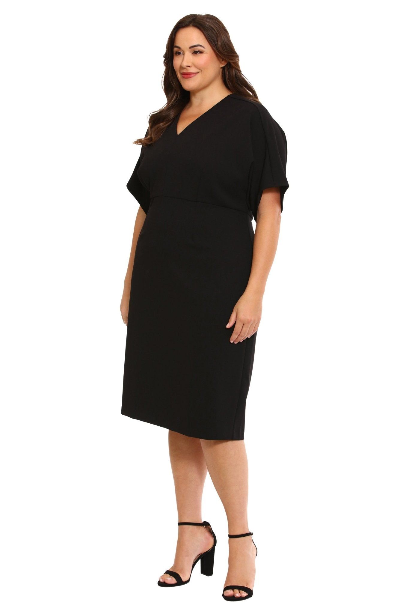 V-Neck Dolman Sleeve Sheath Dress - Plus sold by Dress Barn product image thumbnail 3