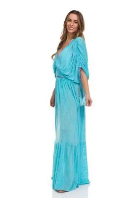 Solid Boho V-neck Maxi Dress sold by Dress Barn product image thumbnail 5
