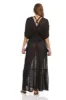 Solid Boho V-neck Maxi Dress sold by Dress Barn