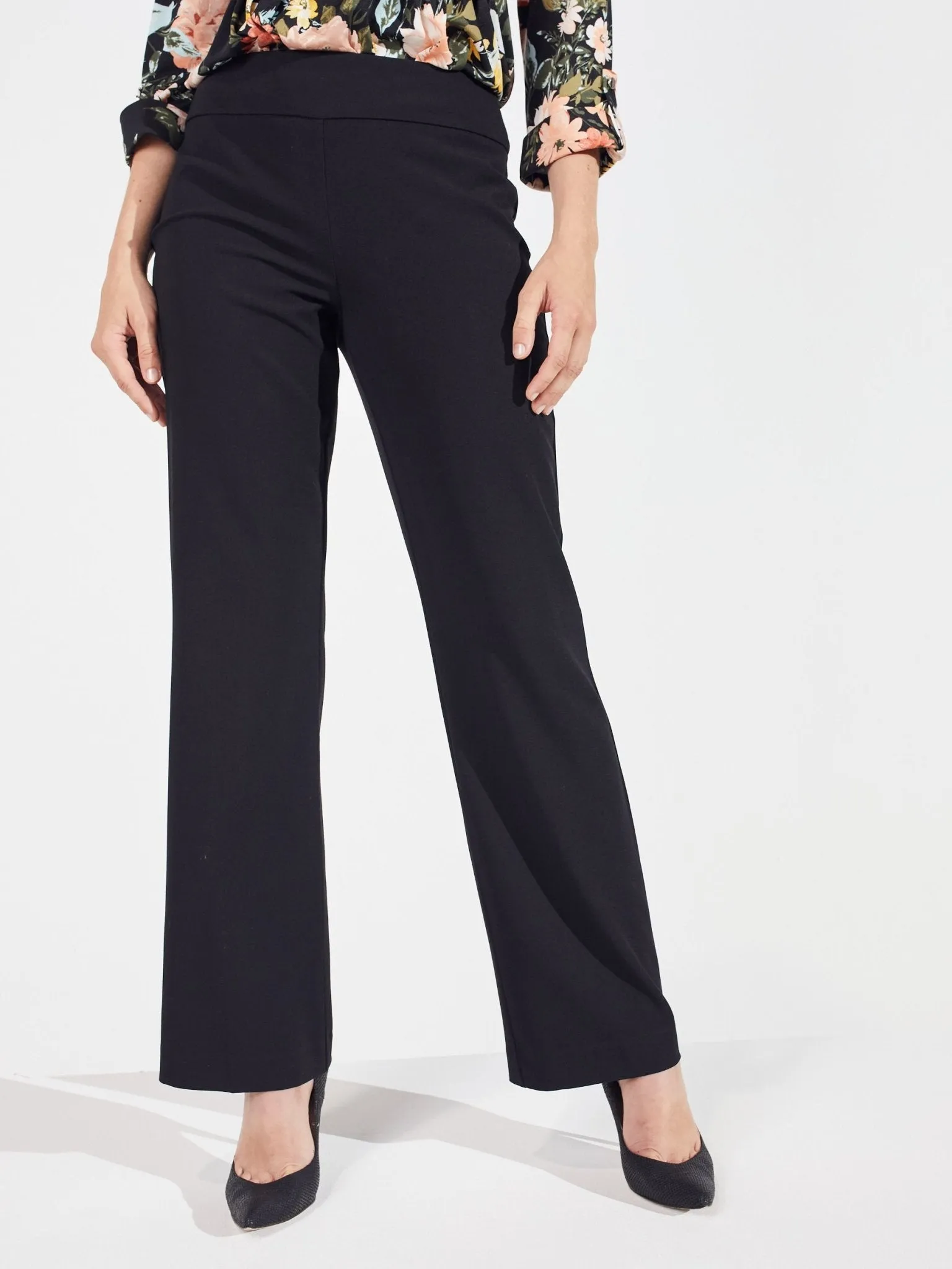 Roz & Ali Secret Agent Pull On Tummy Control Pants - Short Length sold by Dress Barn product image thumbnail 4