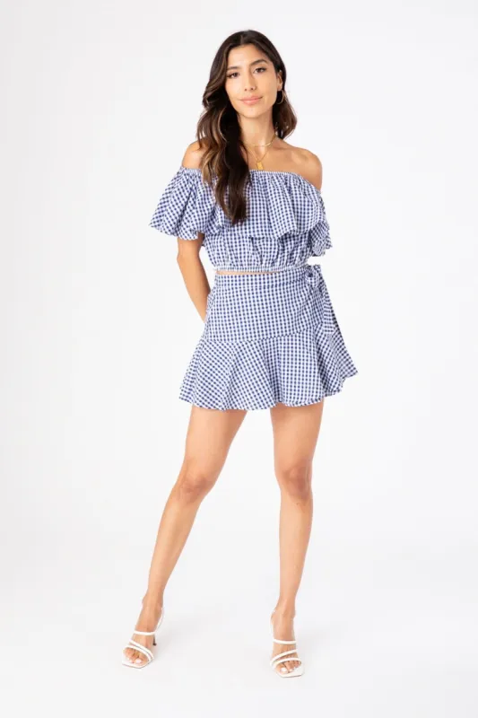 Gingham Alena Top sold by Dress Barn