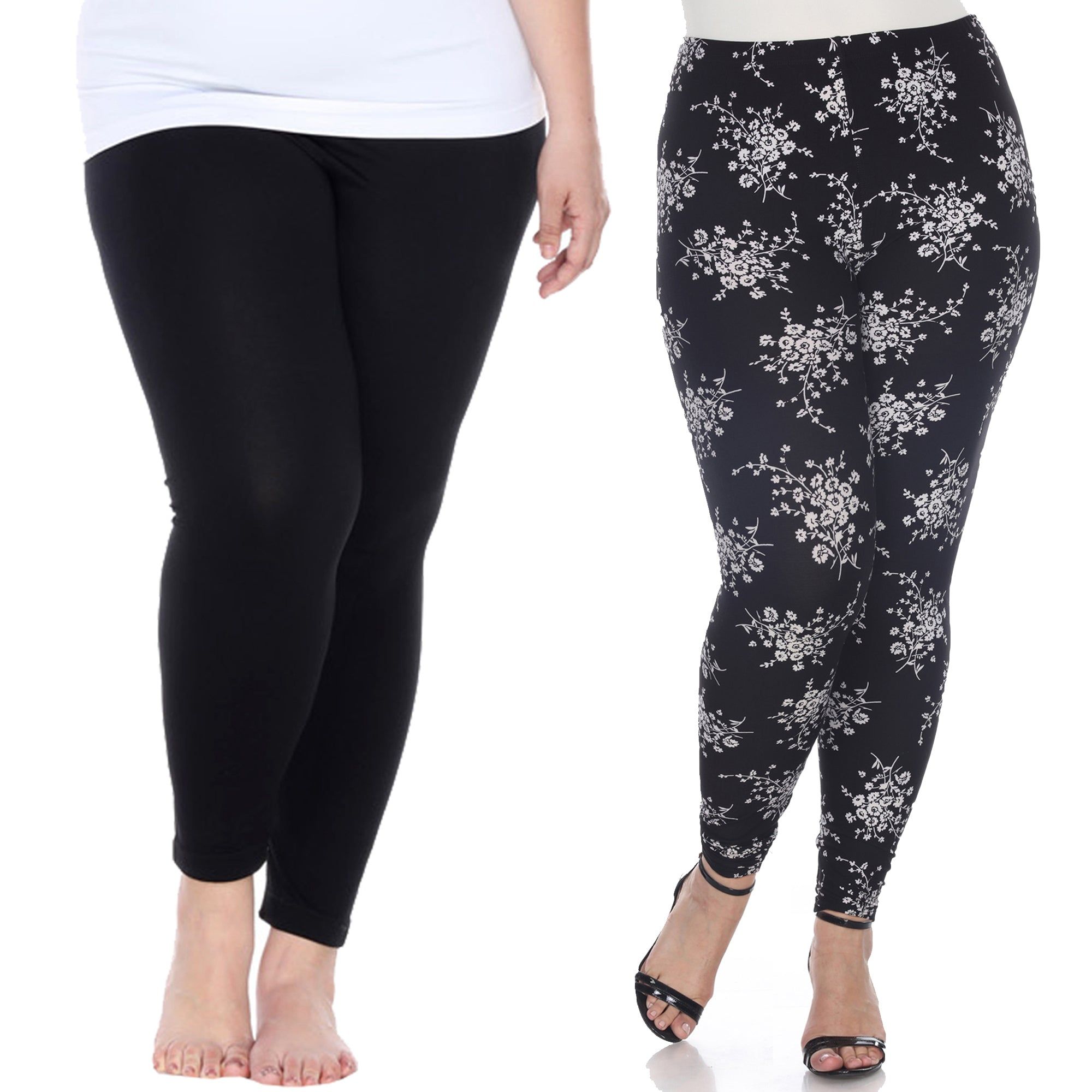 Multi Pack of 2 Leggings - Plus sold by Dress Barn product image thumbnail 4