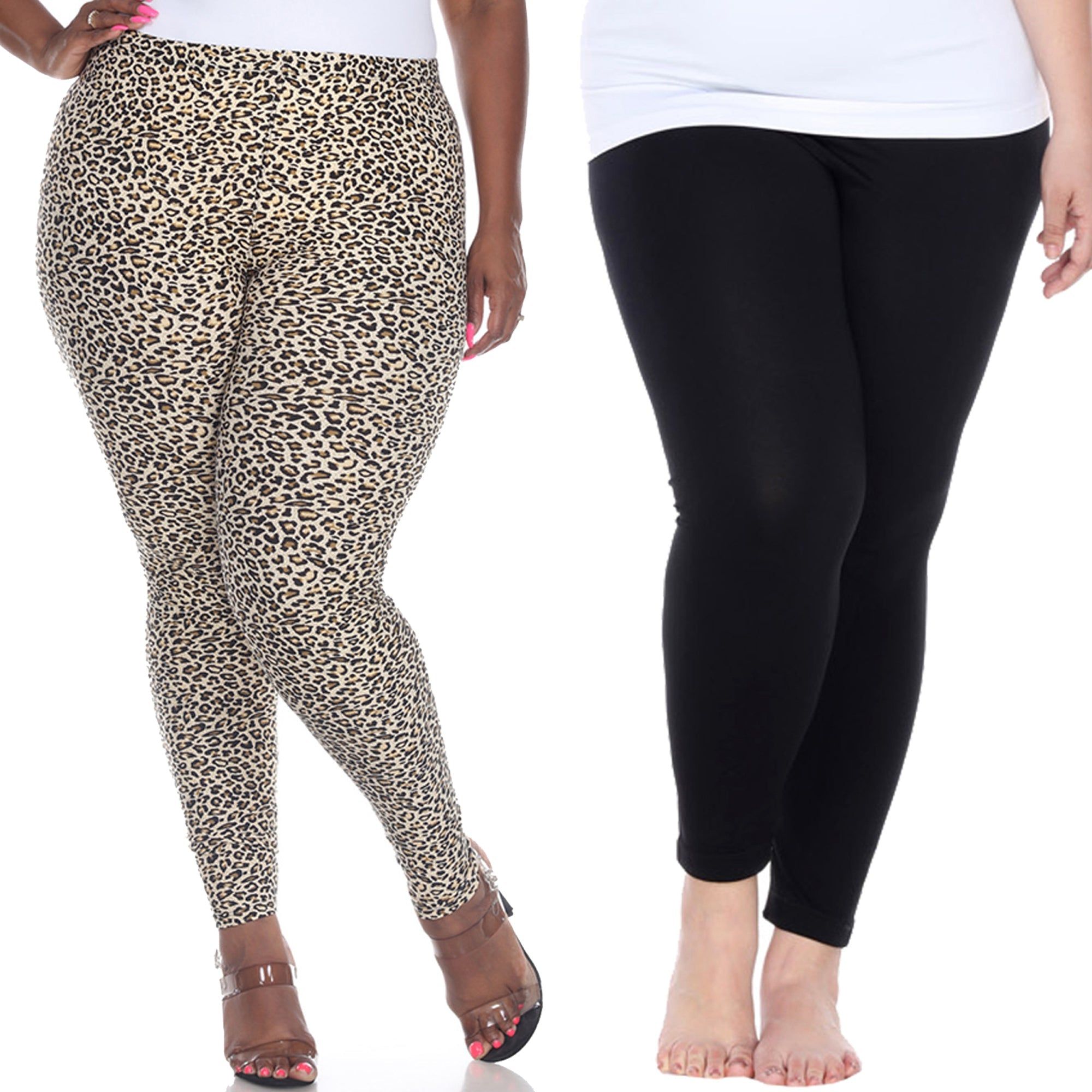 Multi Pack of 2 Leggings - Plus sold by Dress Barn product image thumbnail 2