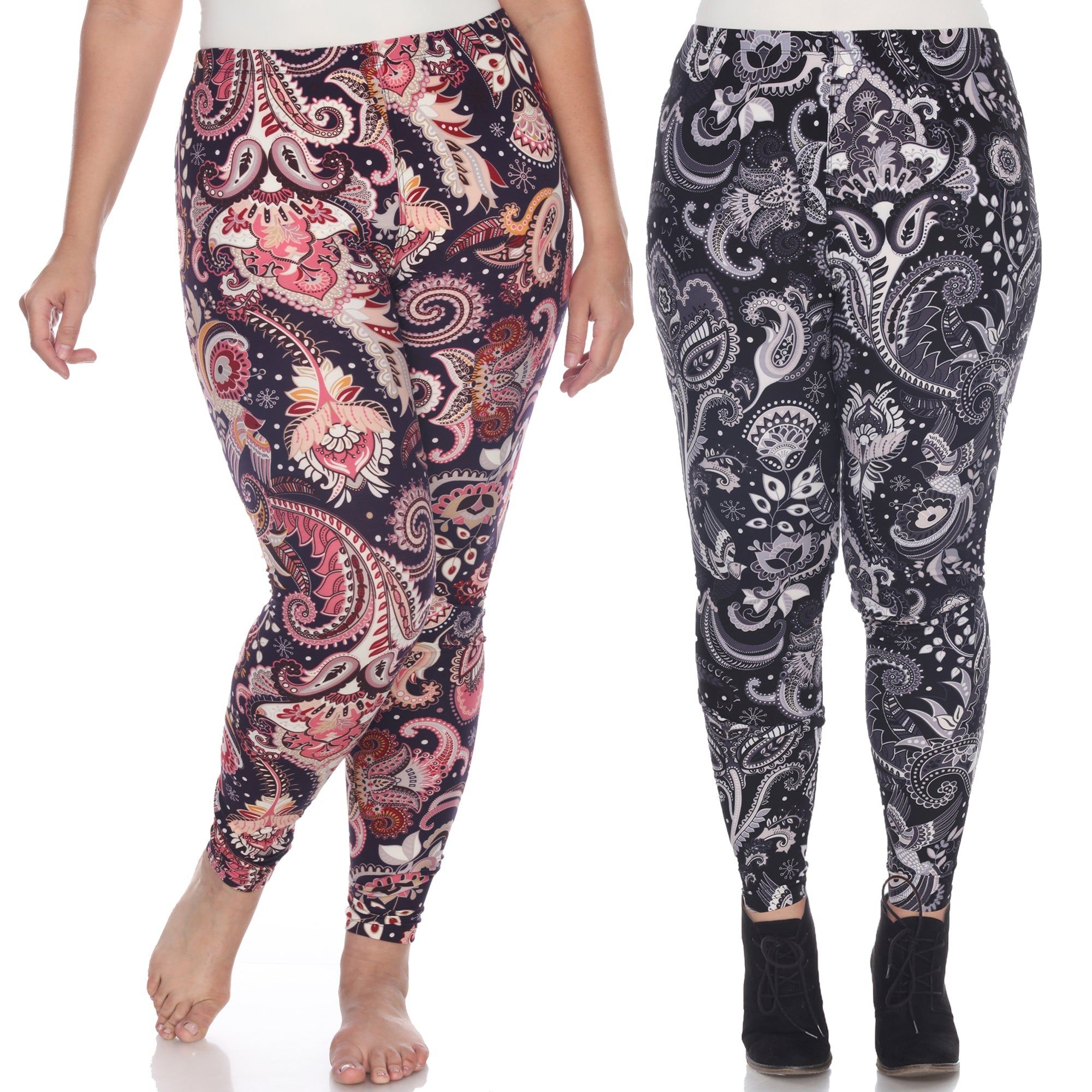 Multi Pack of 2 Leggings - Plus sold by Dress Barn product image thumbnail 5