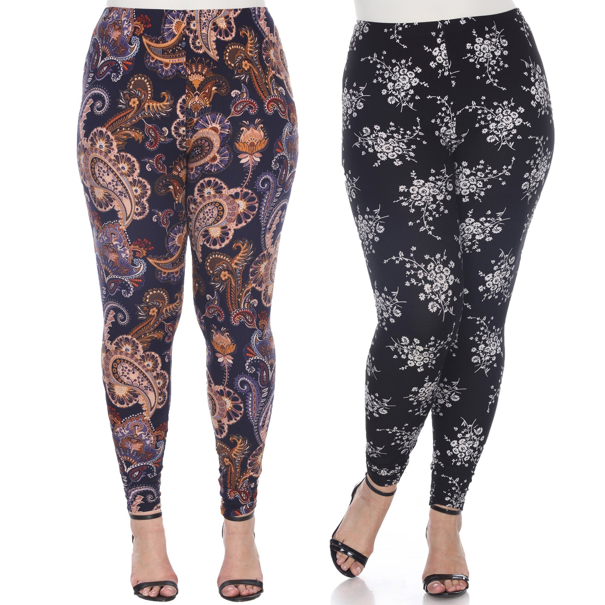 Multi Pack of 2 Leggings - Plus sold by Dress Barn product image thumbnail 3