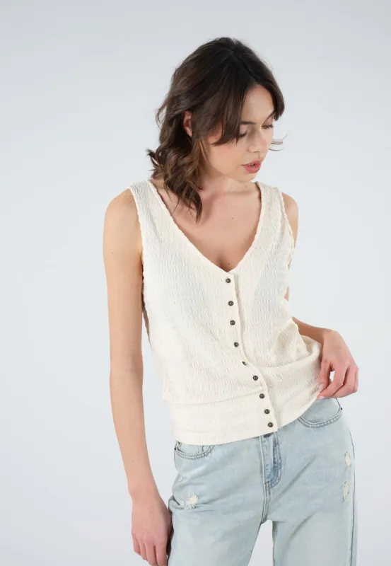 Deeluxe Sima V Neck Top sold by Dress Barn