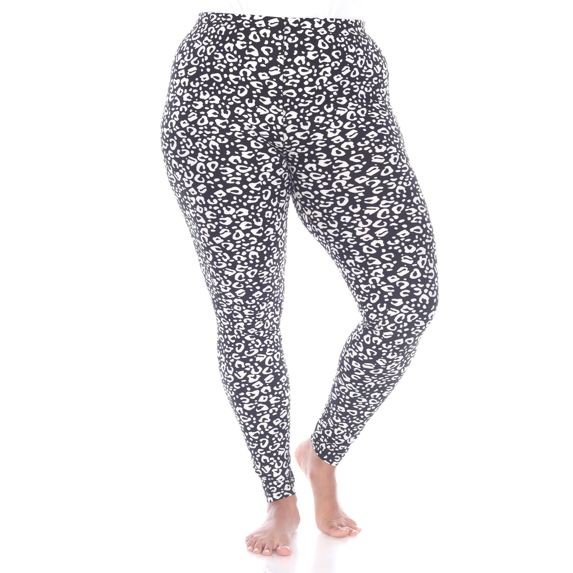 Super Soft Leopard Printed Leggings - Plus sold by Dress Barn