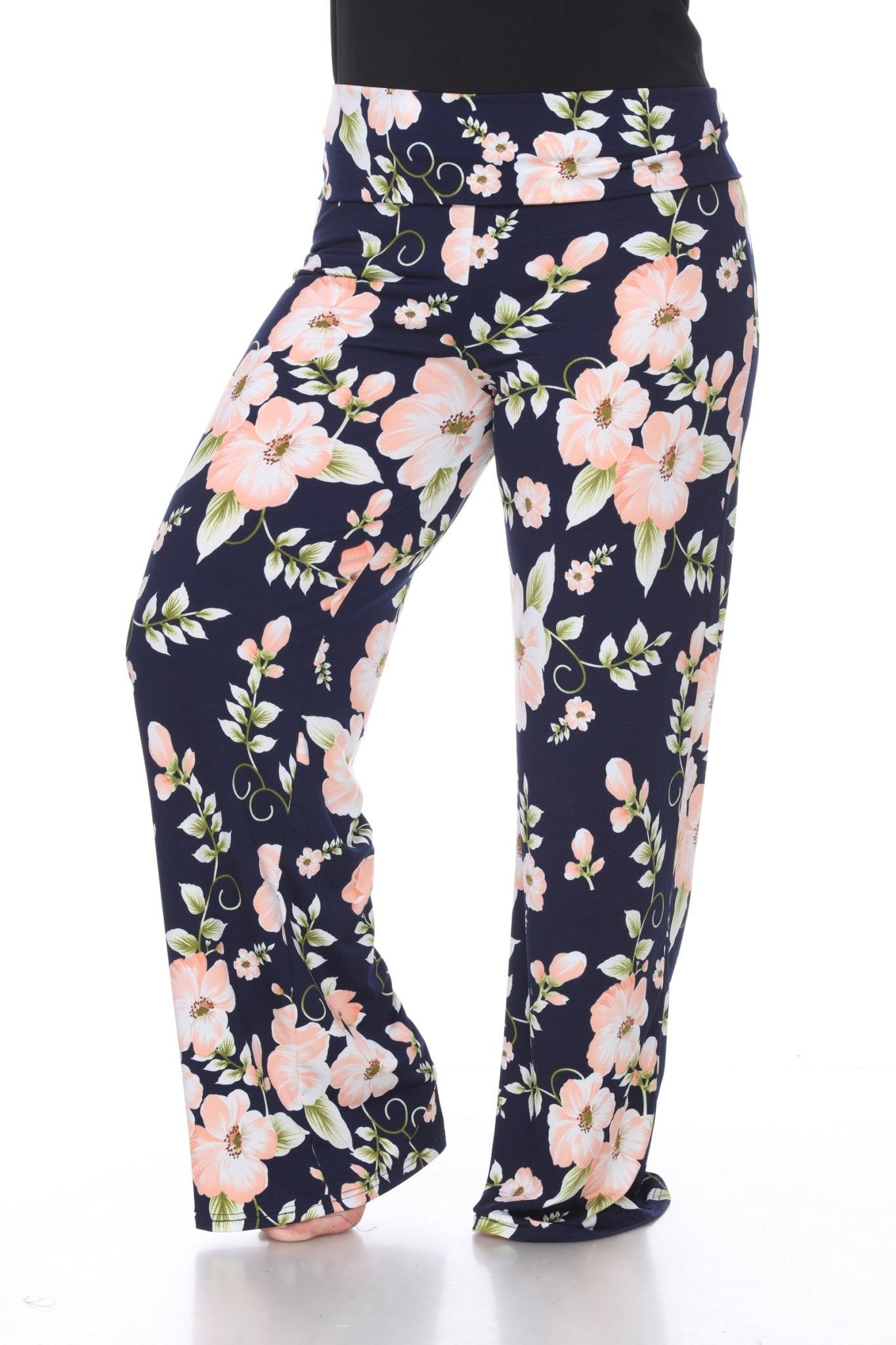 Floral Print Palazzo Pants - Plus sold by Dress Barn