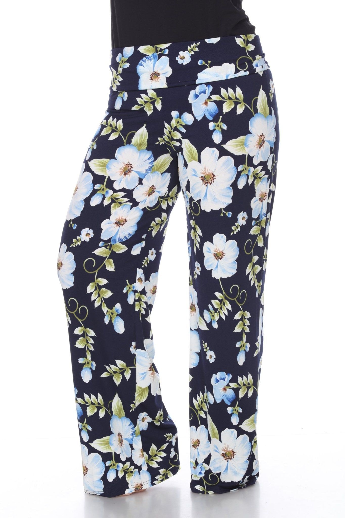 Floral Print Palazzo Pants - Plus sold by Dress Barn product image thumbnail 5
